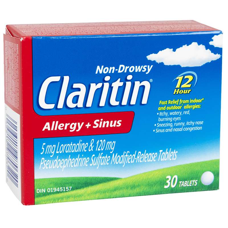 5 Boxes Claritin Allergy + Sinus Non