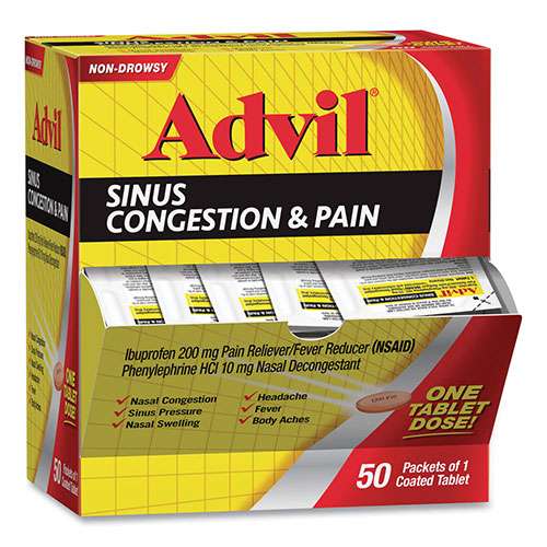 Acme AdvilÂ® Sinus Congestion and Pain Relief