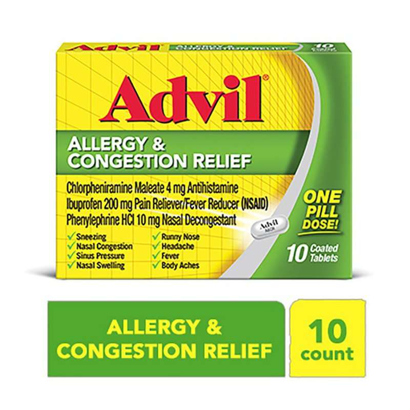 Advil Allergy and Sinus Medication (10 ct)