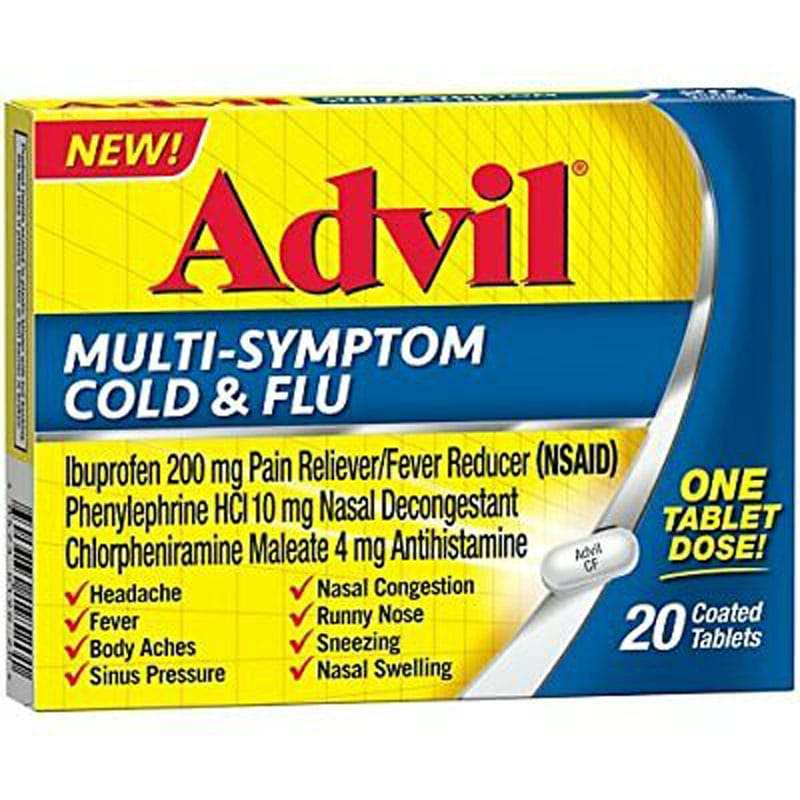 Advil Cold And Flu Multi Tablets 20
