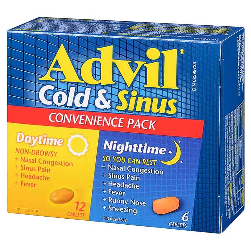 Advil Cold &  Sinus Daytime &  Nighttime Convenience Pack
