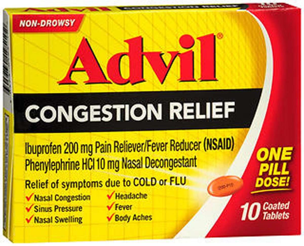 Advil Congestion Relief, Non Drowsy