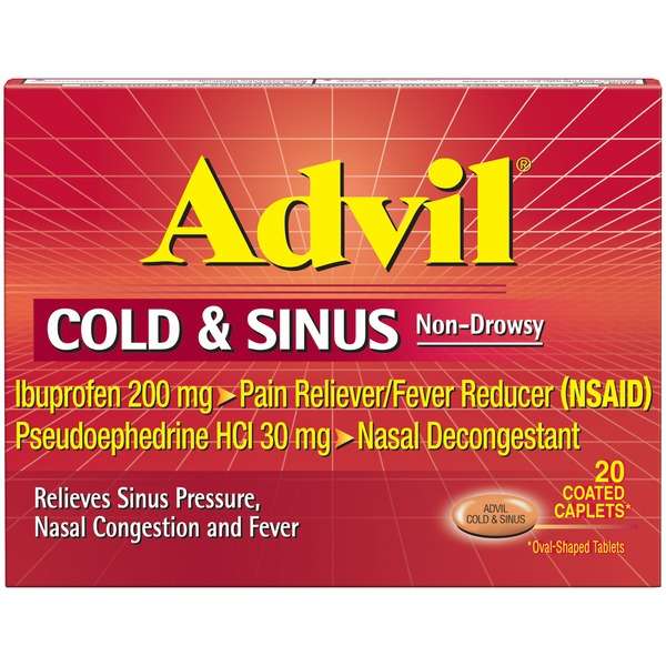 Advil Decongestant Medication (20 ct)