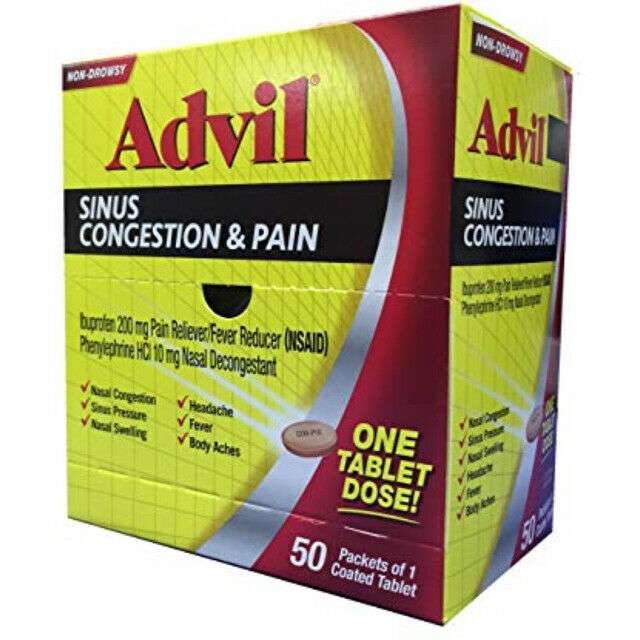 Advil Sinus Congestion &  Pain Non