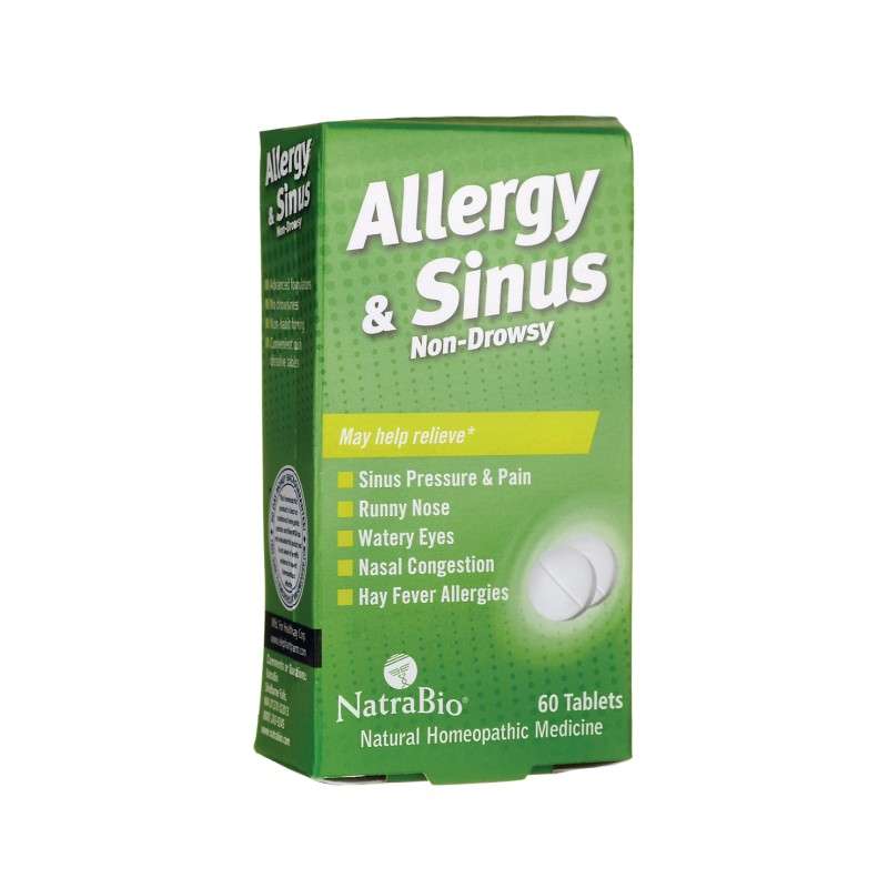 Allergy &  Sinus NonDrowsy, 60 Tabs