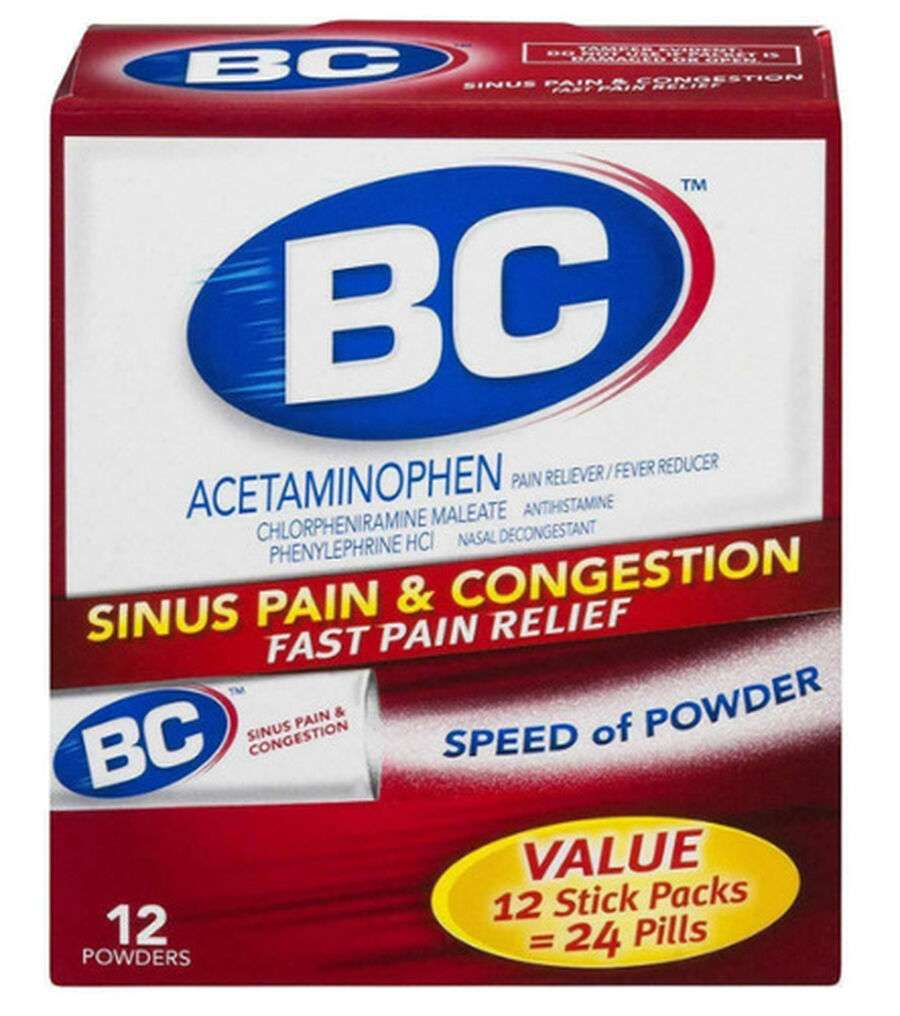 BC Powder, Max Strength Sinus Congestion, 12ct.