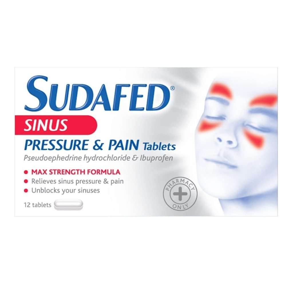 Buy Sudafed Sinus Pressure and Pain Tablets