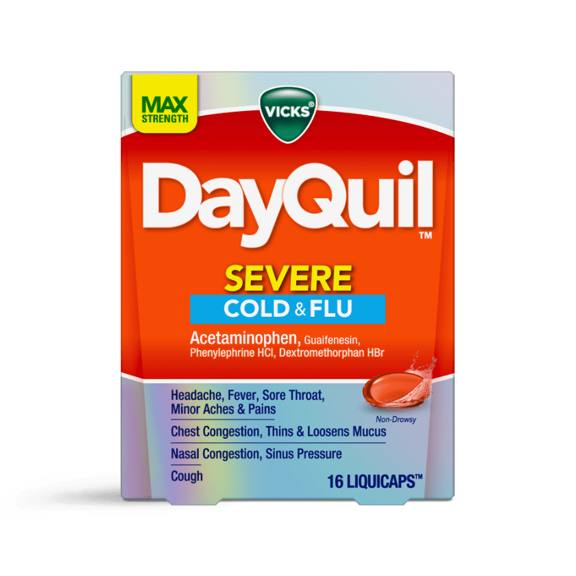 DayQuil Severe Cough, Cold &  Flu Daytime Relief LiquiCaps 16ct