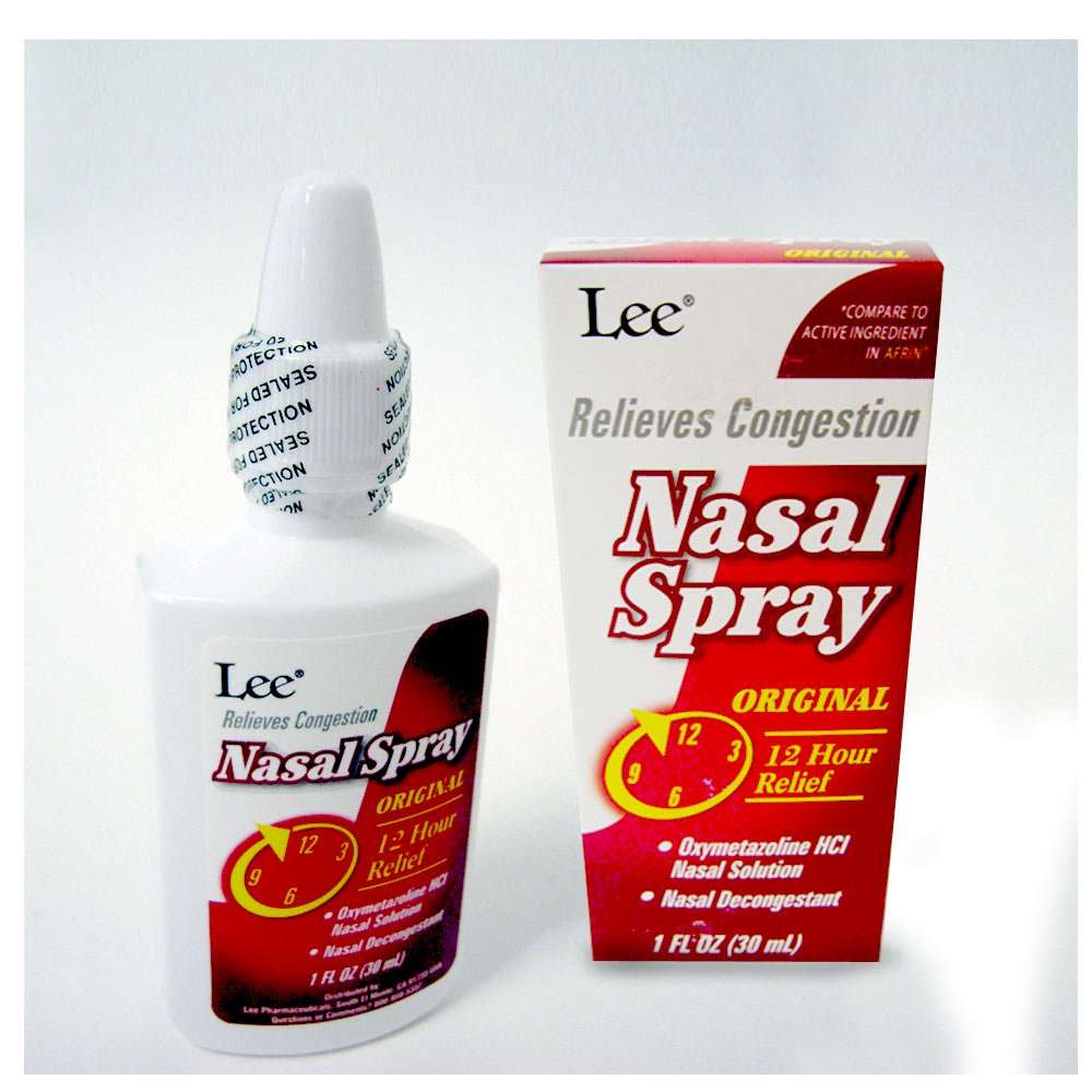 Decongestant Nasal Spray 12 Hour Oxymetazoline Allergy ...