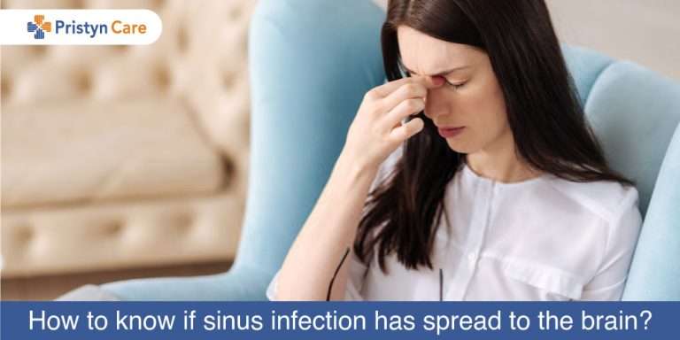 How to know if sinus infection has spread to the brain?