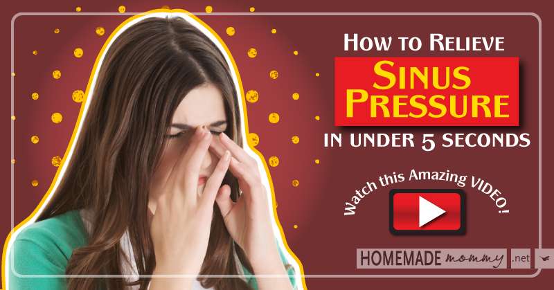 How to Relieve Sinus Pressure in Under 5 Seconds [VIDEO ...
