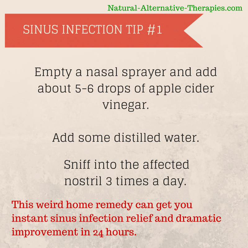 How to use vinegar to instantly relieve a sinus infection + more of the ...