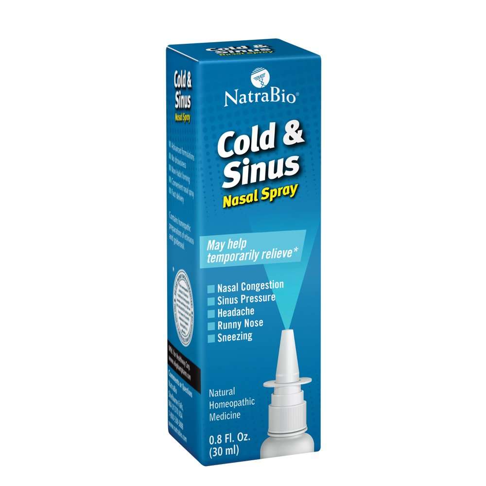 NatraBio Cold &  Sinus Nasal Spray