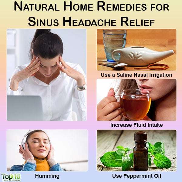 Natural Home Remedies for Sinus Headache Relief