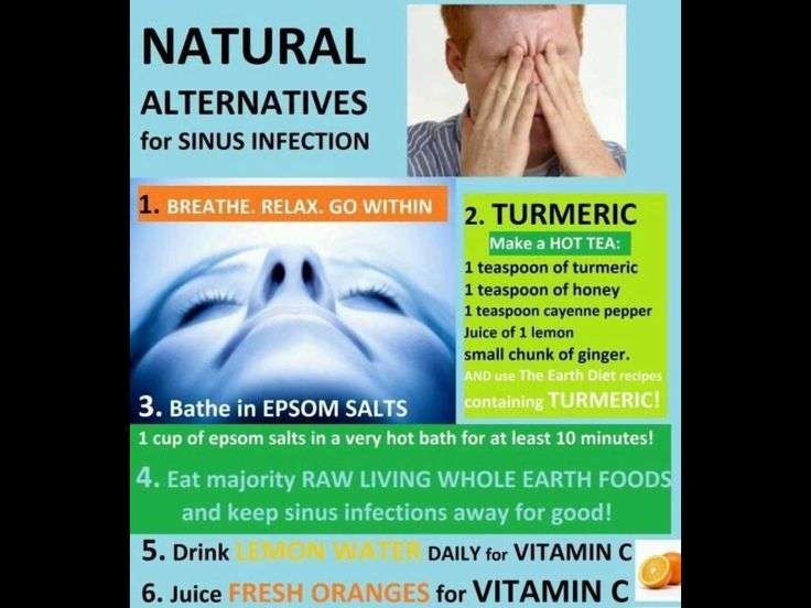 Natural ways to get rid of a sinus infection