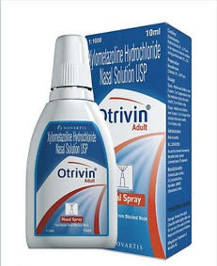 Otrivin Nasal Spray For Blocked Nose Nasal Congestion Sloution Sneezing ...