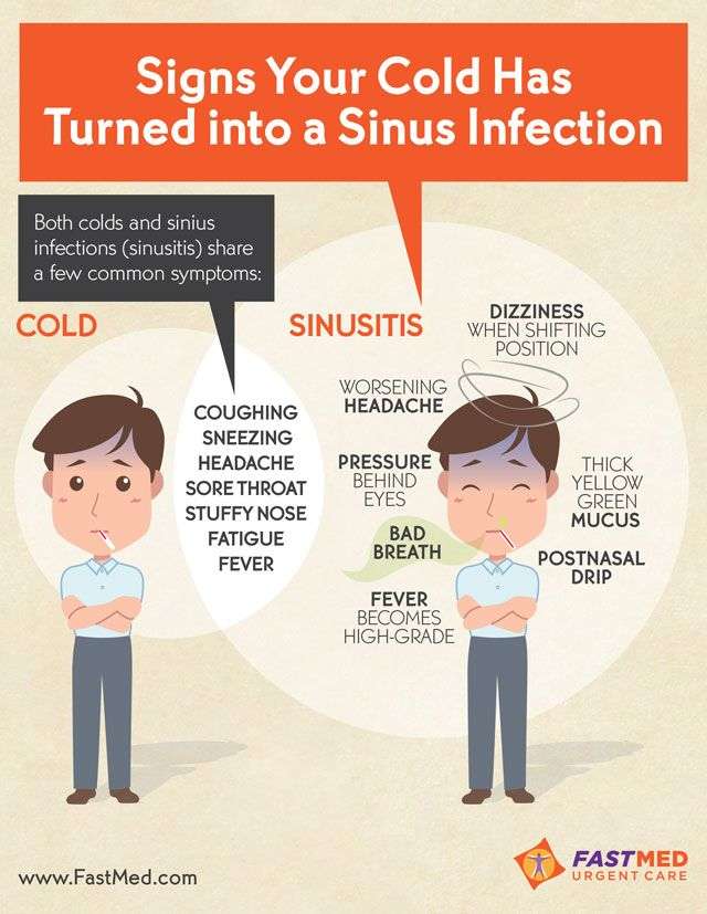 Signs Your Cold Has Turned into a Sinus Infection #commoncold # ...