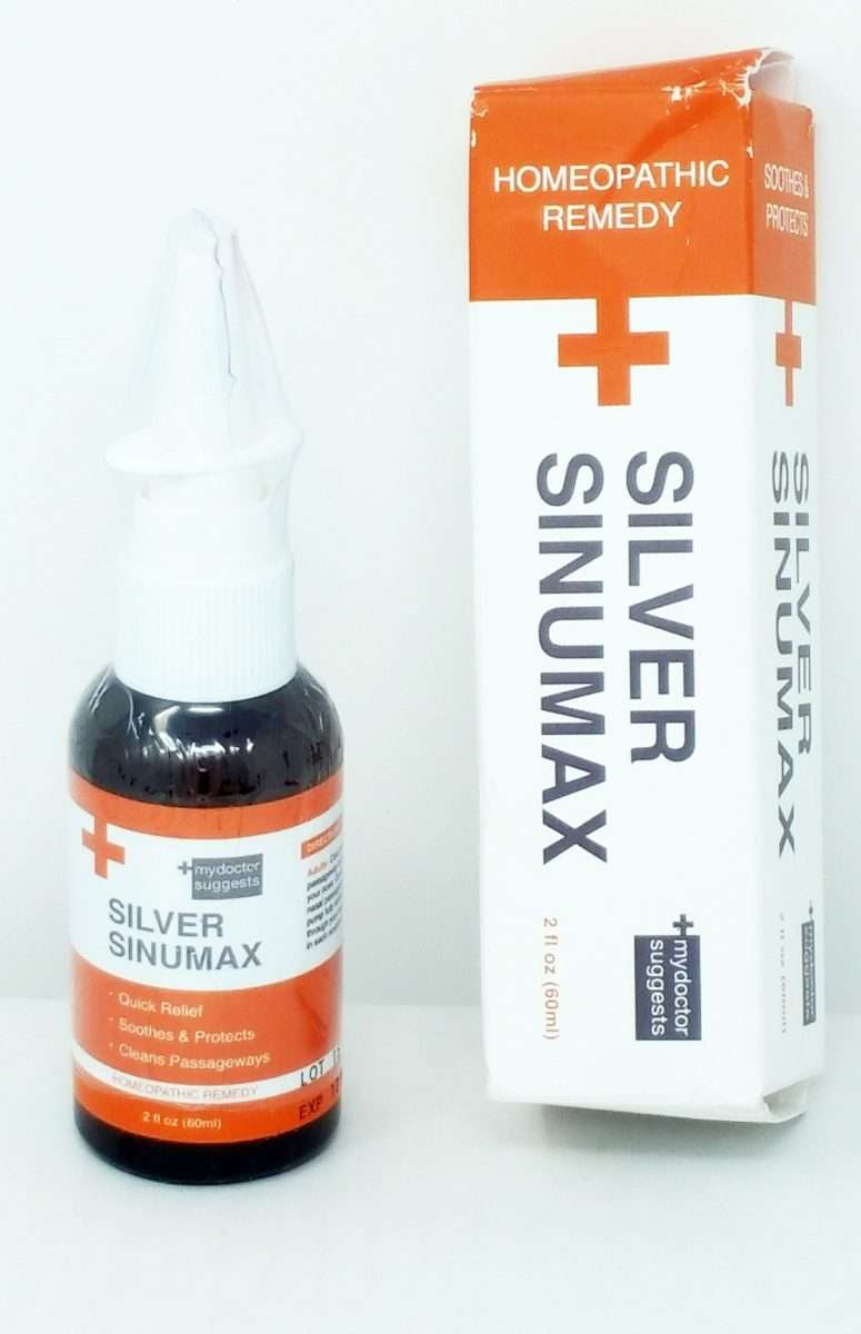 Silver SinuMax Nasal Spray and Nose Decongestant Spray