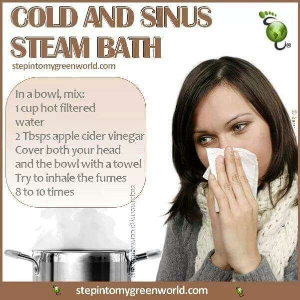 sinus steam bath