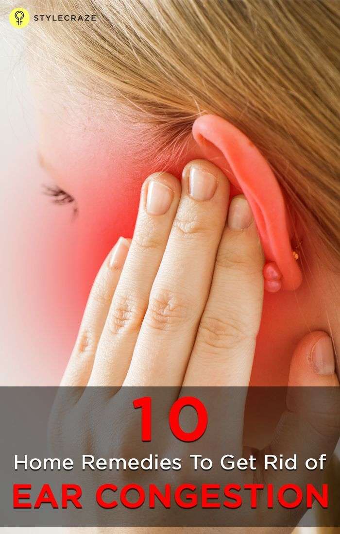 Top 10 Home Remedies To Get Rid of Ear Congestion(Clogged Ear)