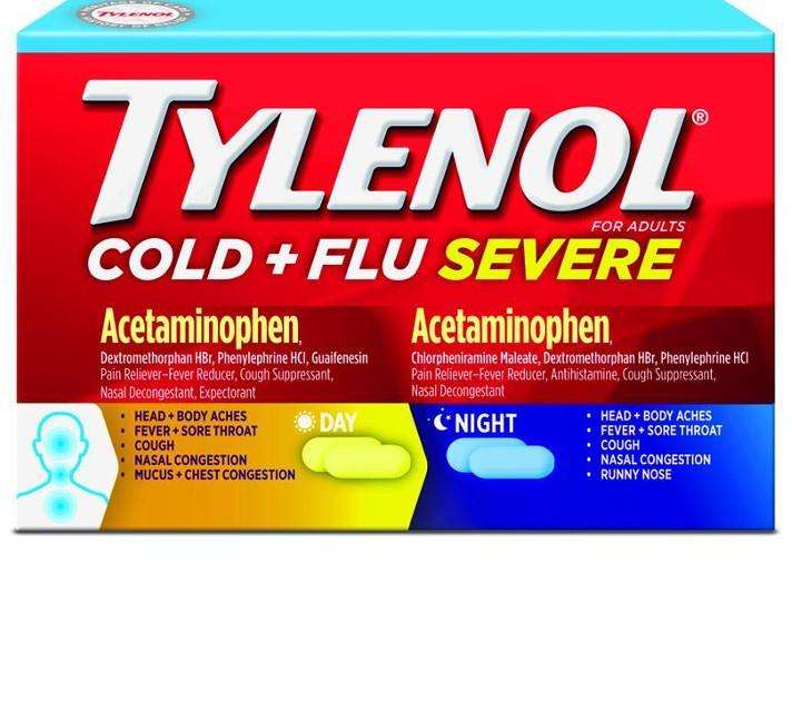 TYLENOL® Cold and Flu Severe Day/Night Caplets