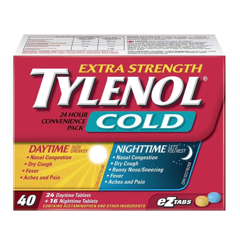 Tylenol* Cold Daytime &  Nighttime Eztabs