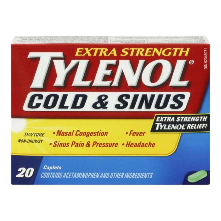 Tylenol Cold &  Sinus Extra Strength Non Drowsy 20 Tab